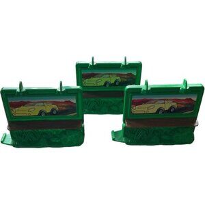 Mattel Fisher Price Geotrax Train Station Pier Tree Road Signs Bundle of Three
